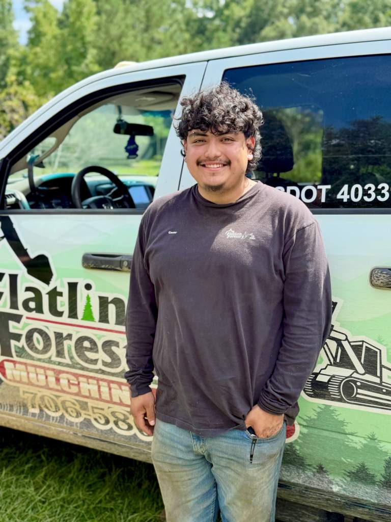 Cesar Silva, Machine Operator at Flatline Forestry