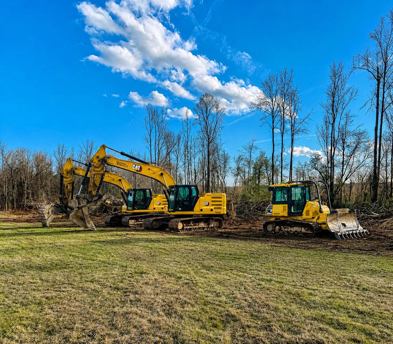Grading & Dirt Work equipment used by Flatline Forestry
